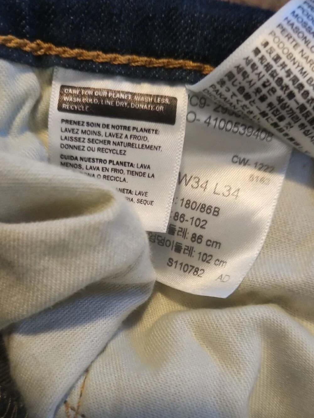 Levi 502 Jeans 34x34